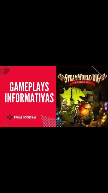 gameplay do jogo Steam World Dig #shorts #steamworlddig