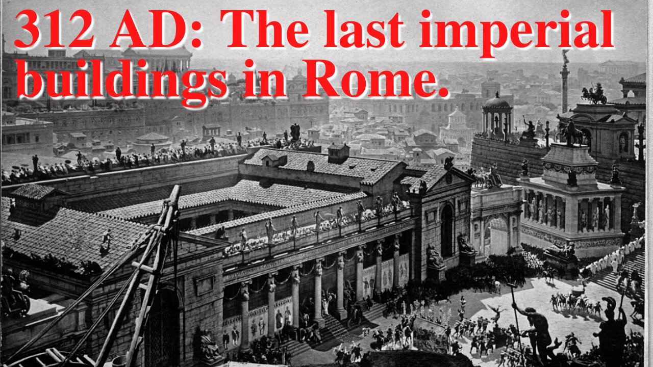 This unknown emperor built the last magnificent buildings in ancient Rome.