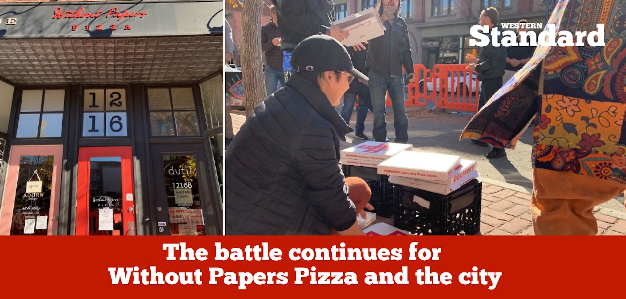 The battle continues between Without Papers Pizza and the city