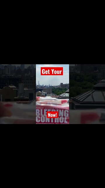 Bleeding control kit is a necessity in big cities.