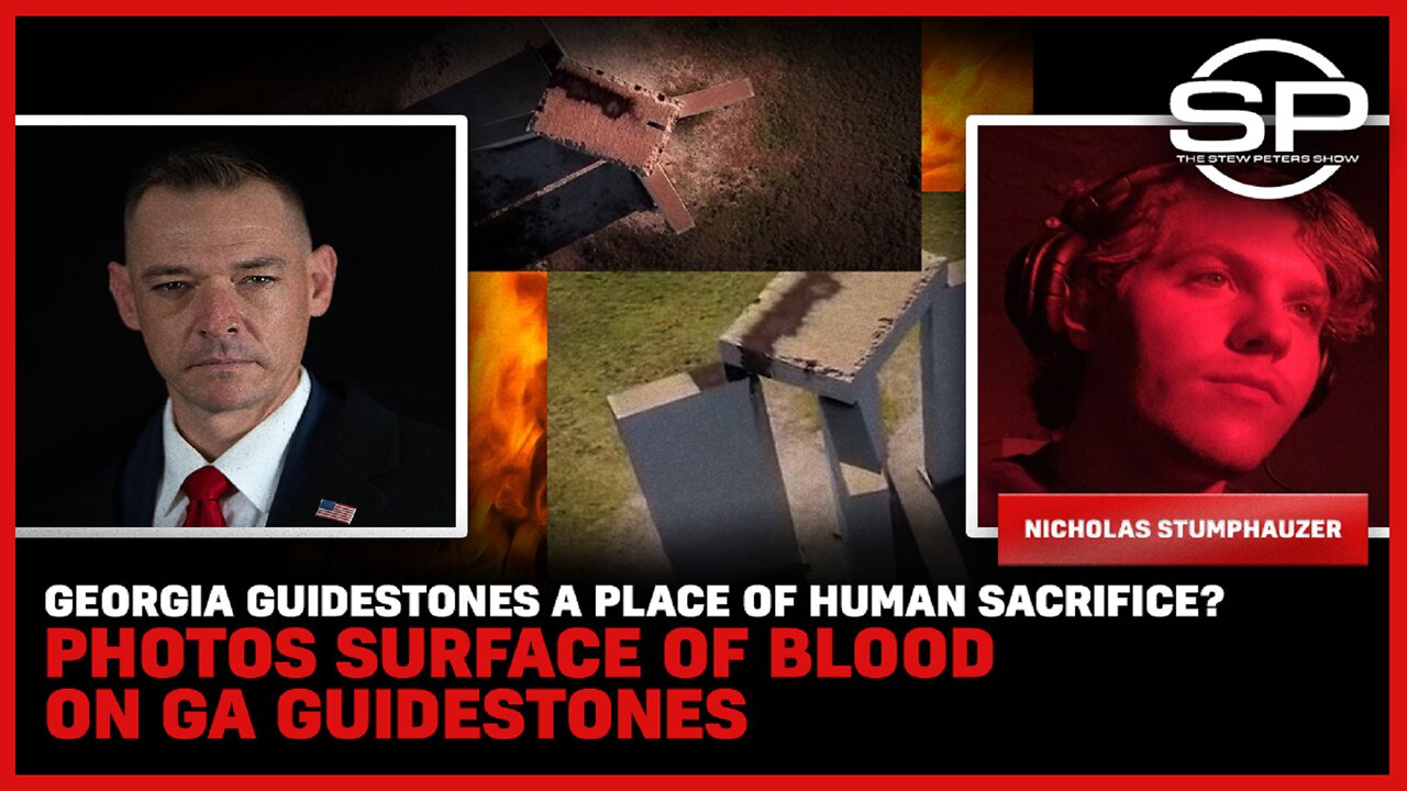 Georgia Guidestones a Place of Human Sacrifice? Photos Surface of Blood on GA Guidestones