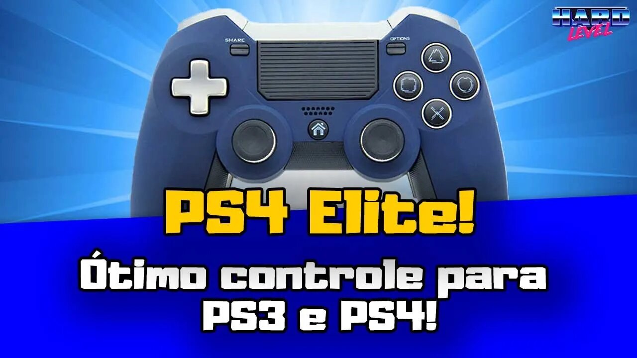 PS4 Elite Controller - Otimo controle customizável para PS3, PC e PS4!