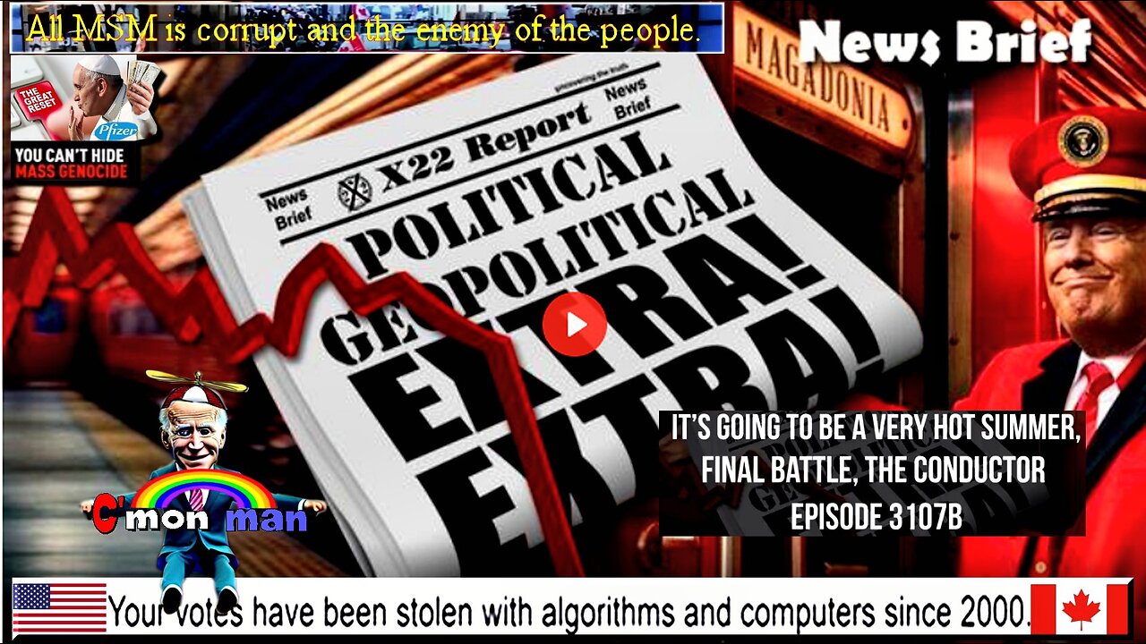 Ep. 3107b - It’s Going To Be A Very Hot Summer, Final Battle, The Conductor (Election Fraud links)