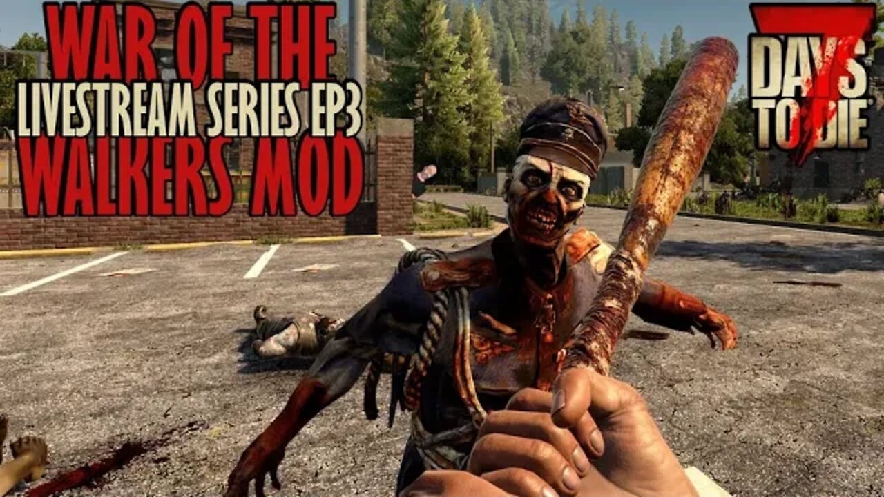 Zombie fighting and Quests | War of the Walkers mod! | 7 Days to Die Alpha20 | EP3 #live