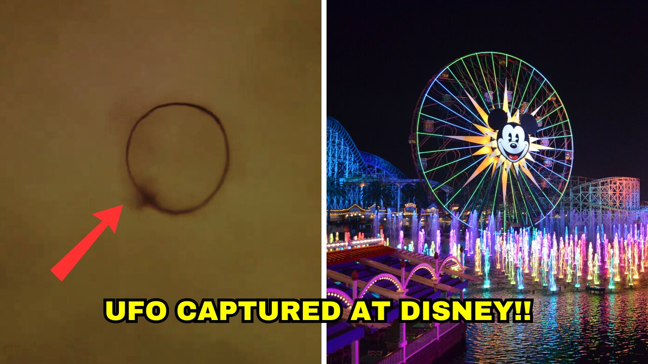 UFO Was Captured at Disney California Adventure 😱