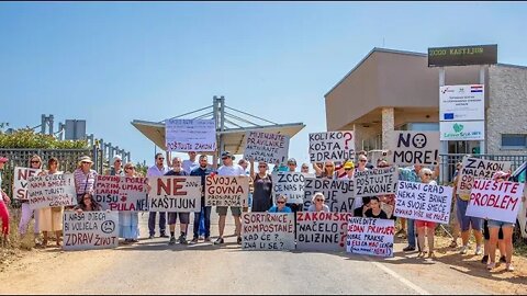 Prosvjed na Kaštijunu zbog havarije sa smećem