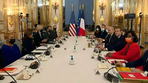 And now VP Harris has her own yelling handlers.