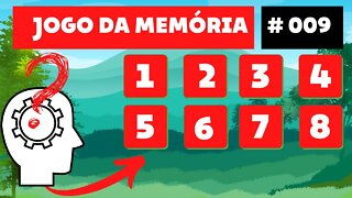 JOGO DA MEMÓRIA | # 009 | ATIVE SUA MEMÓRIA | TESTE SUA MEMÓRIA FOTOGRÁFICA COM ESSA BRINCADEIRA