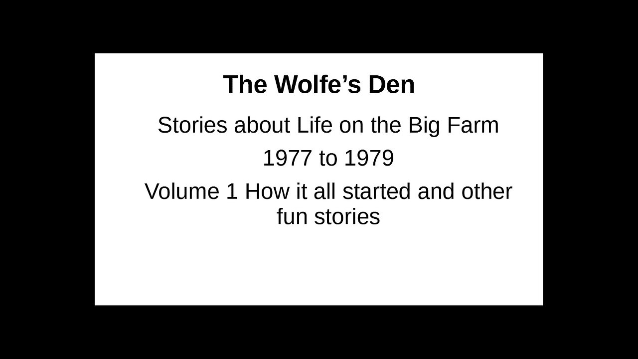 Stories about life on the Big farm, Volume 1