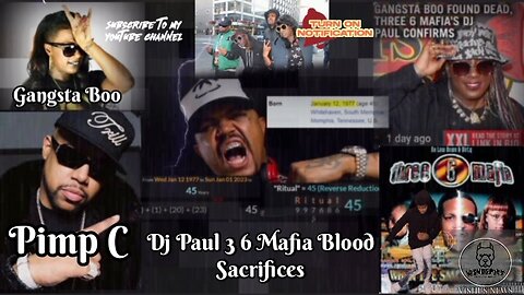 Dj Paul Three 6 Mafia BLOOD Sacrifices #VishusTv 📺