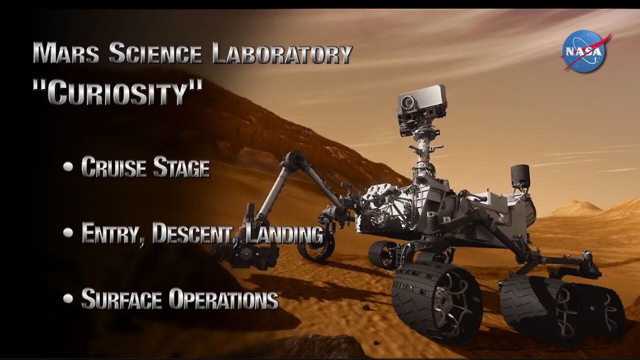 Mars Science Laboratory Curiosity Rover Animation