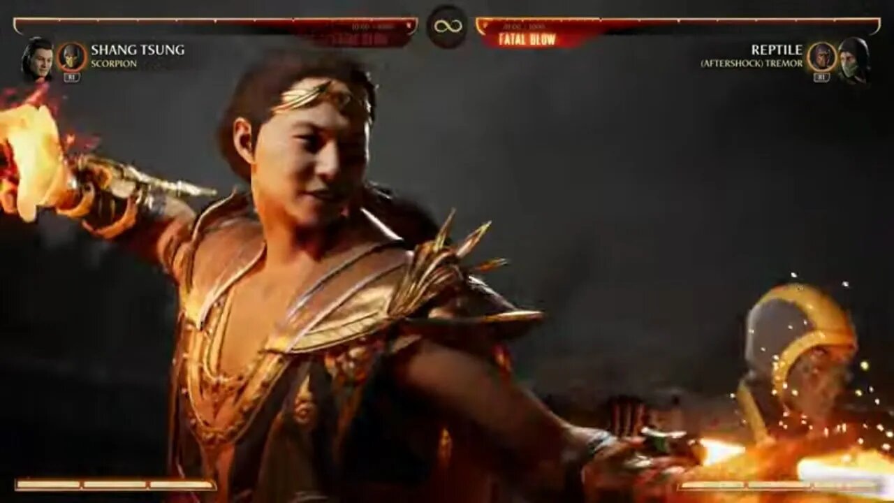 Mortal Kombat 1 2023 Shang Tsung & Scorpion Kameo Fatal Blow