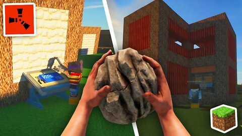 NOVO SERVIDOR de RUST no MINECRAFT SERVIDOR PERFEITO