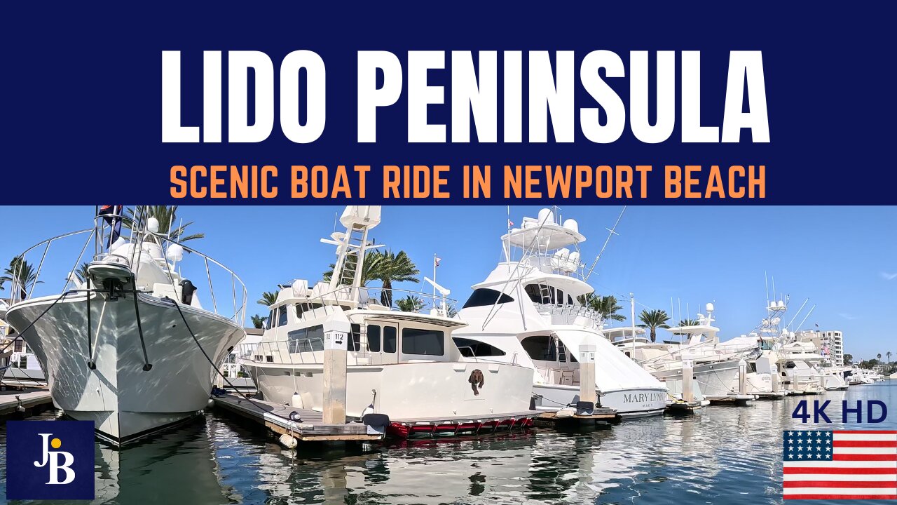 🇺🇸 Beachfront Bliss in SoCal 🇺🇸 Lido Peninsula Boat Ride🌴🌴