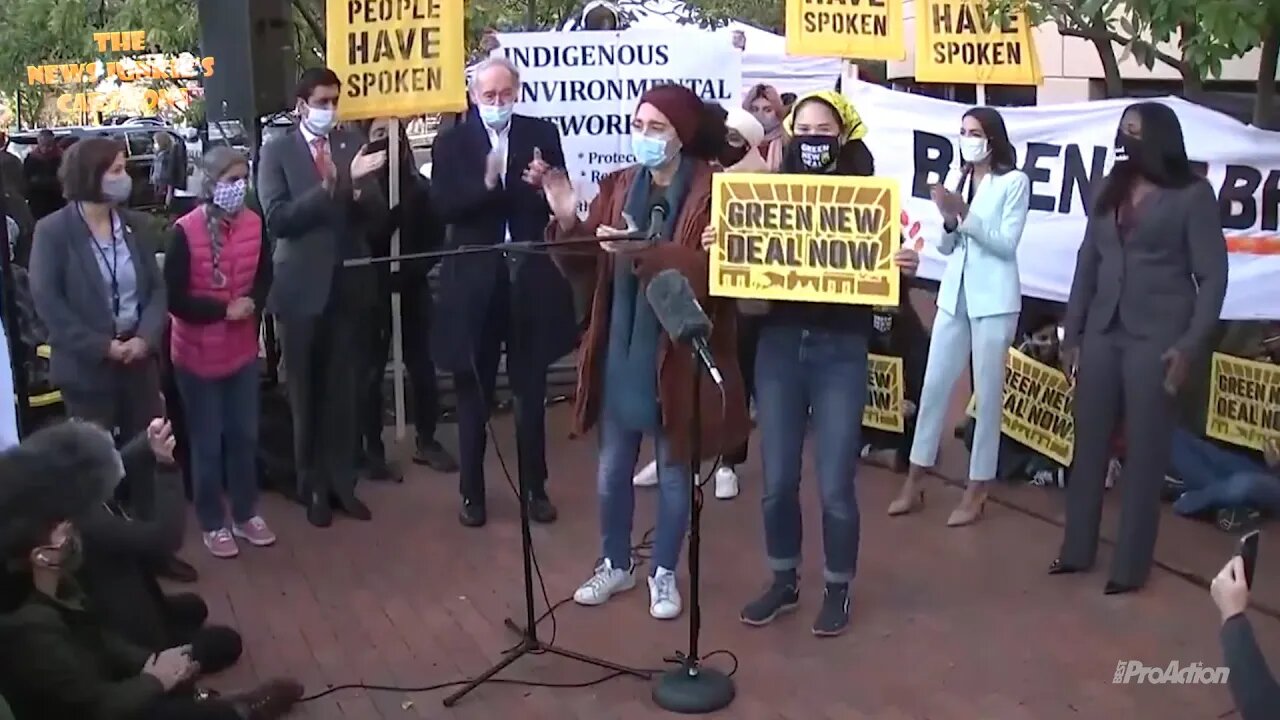 Enthusiasm is off the charts at AOC's Green New Deal Event.