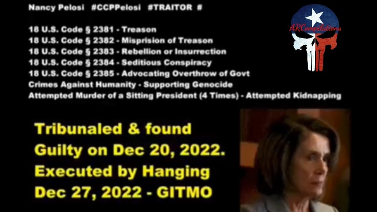 Real Nancy Executed Dec 27, 2022 at Gitmo!