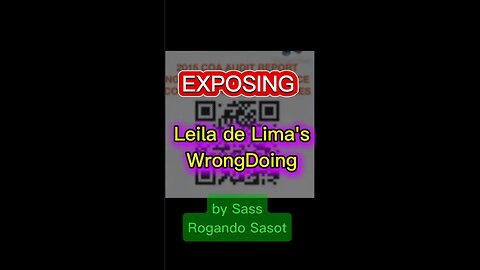 Exposing Delima's Wrongdoings