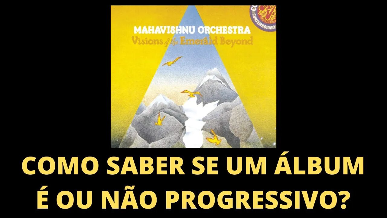 COMO SABER SE UM ÁLBUM É OU NÃO PROGRESSIVO? | ROCK PROGRESSIVO E EXPERIÊNCIA ESTÉTICA