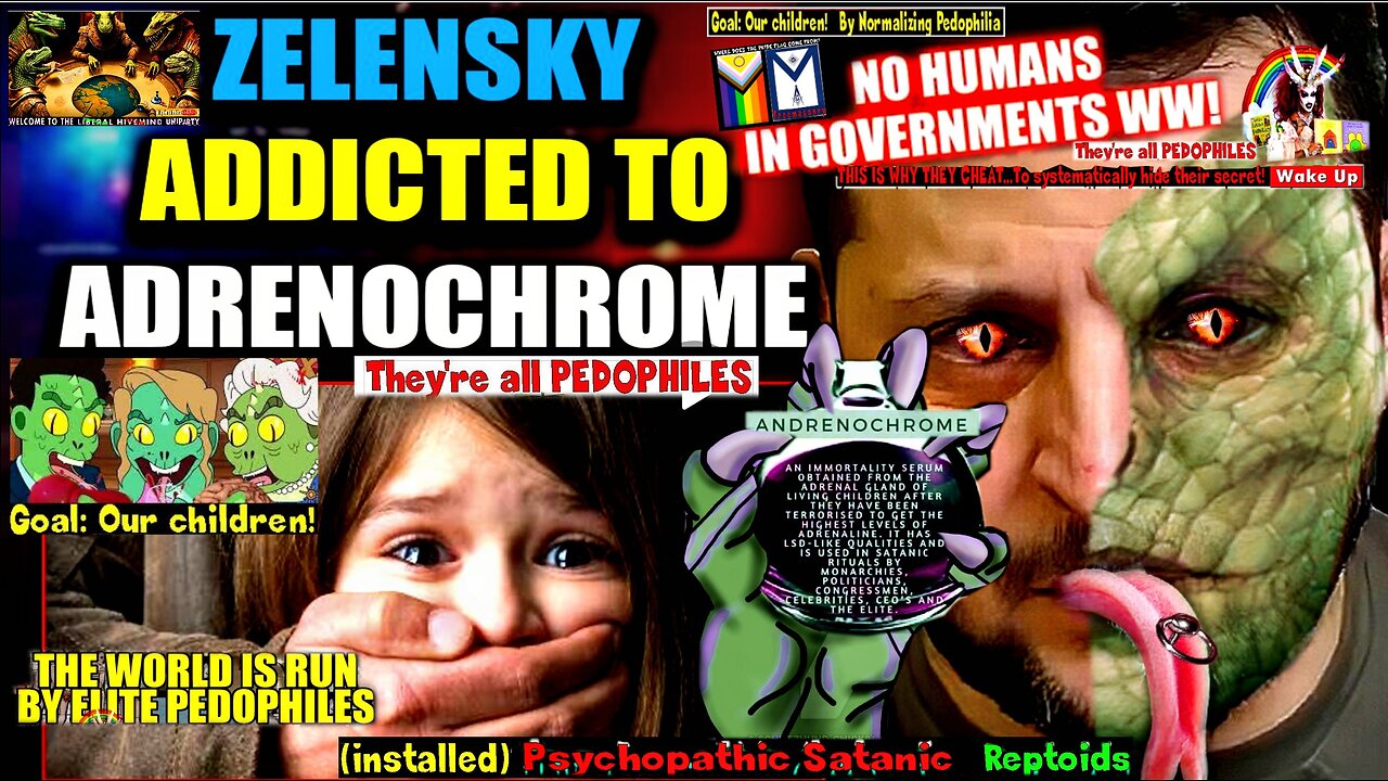 Adrenochrome Whistleblower: 'Zelensky and Other Leaders Are Addicted to Children’s Blood'