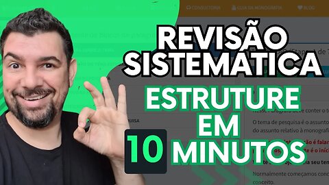 Como fazer revisão sistemática no Monografis em 10 minutos