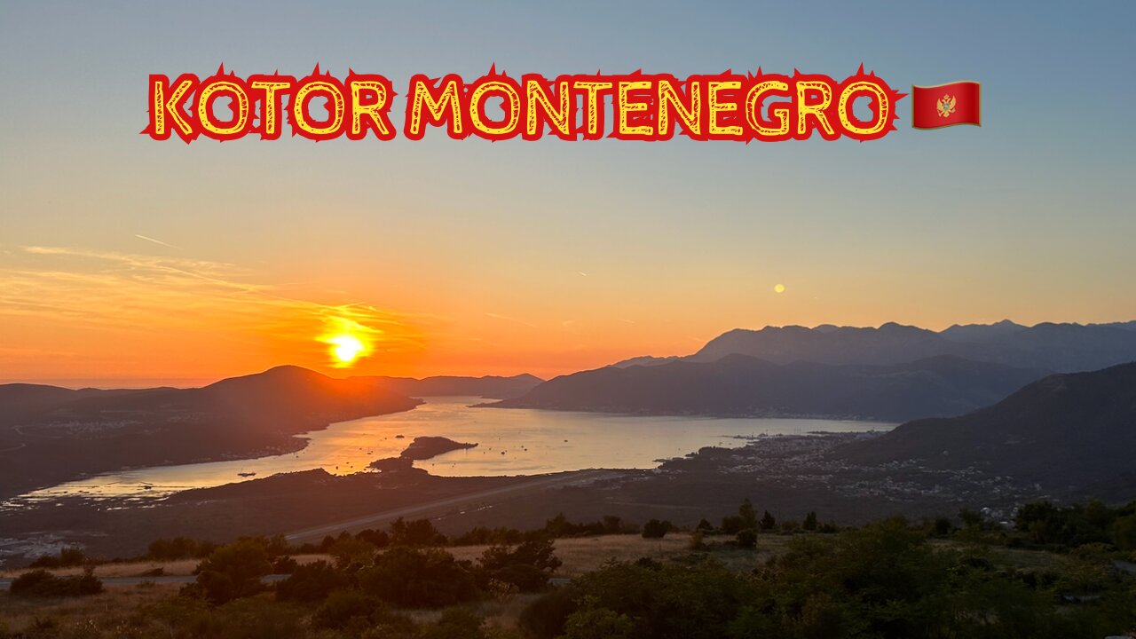 🤯 INCREDIBLE Views! 🇲🇪 from Kotor Fortress, Montenegro!