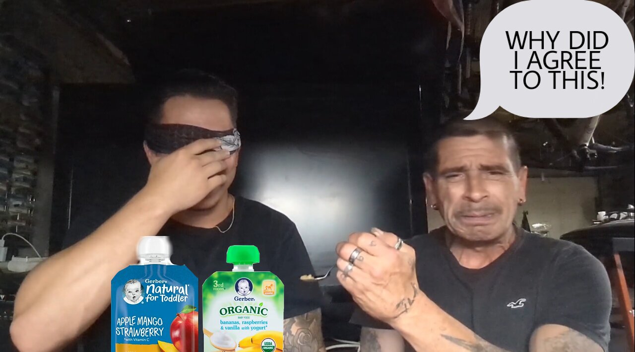 EATING BABY FOOD WITH MY DAD! (CHALLENGE 🚨UNCENSORED🚨 #comedy #challenge #babyfoodchallenge)