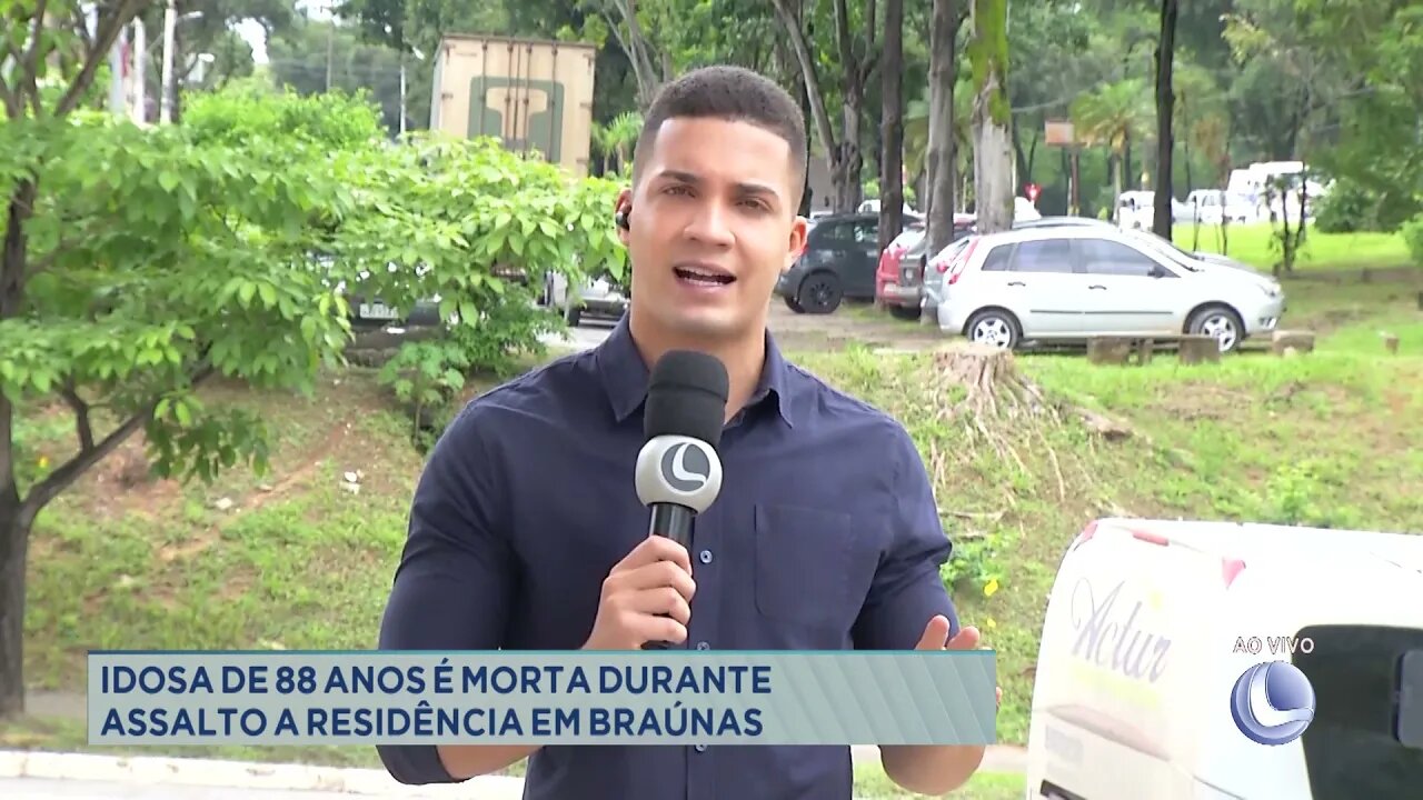 Idosa de 88 anos é morta durante assalto a residência em braúnas