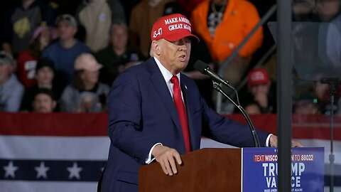 Donald Trump hosts MAGA rally in Juneau, Wisconsin - October 6, 2024