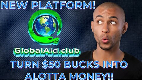 GlobalAid | New Platform! Going Parabolic! Just $50Bucks! #globalaid #passive #passiveincome #bnb