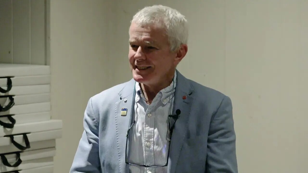 Malcolm Roberts addresses the people of Queensland
