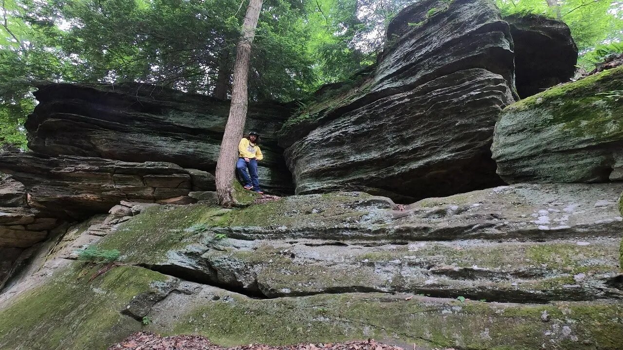 Thompson Ledges- of NE Ohio (final stop #7) (saw a snake!)