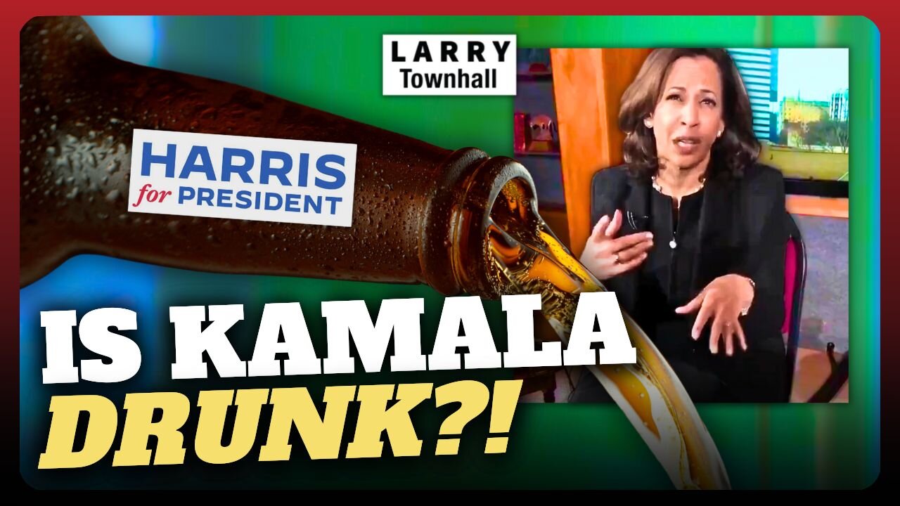 Is Kamala DRUNK?! Internet ERUPTS With Speculation: Does She Have a Problem?!