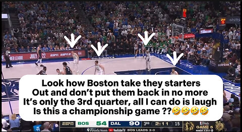 Rigged BOSTON CELTICS VS DALLAS MAVERICKS GAME 4 NBA FINALS | THIS IS PROBABLY THE WORST FINALS EVER