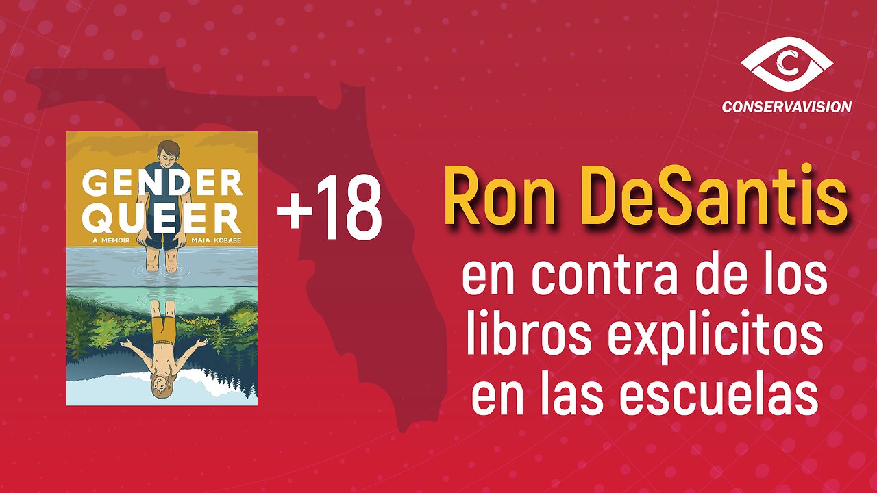 Ron DeSantis en contra de los libros explicitos en las escuelas