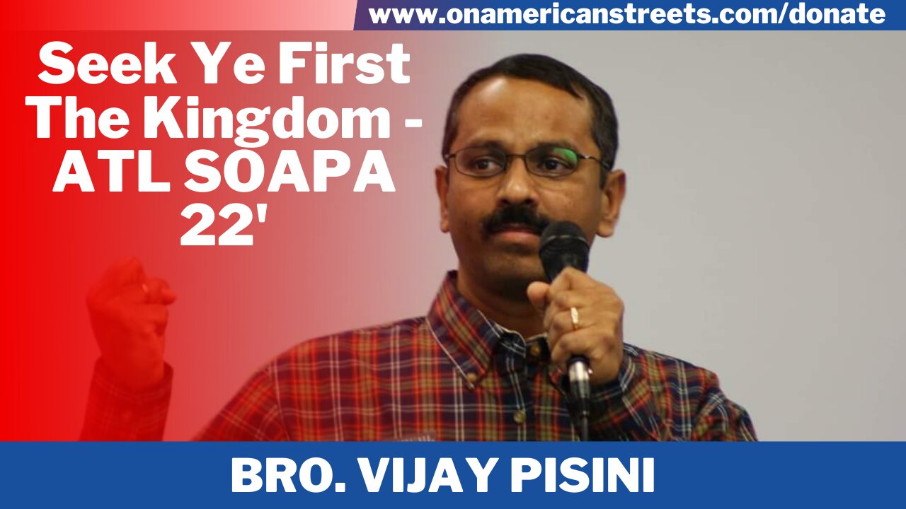 Seek Ye First The Kingdom #sermon #message #jesus #soapa