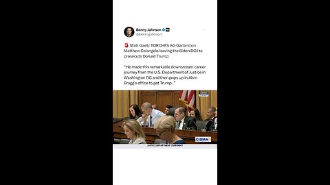 Matt Hart destroyed AG Merrick Garland