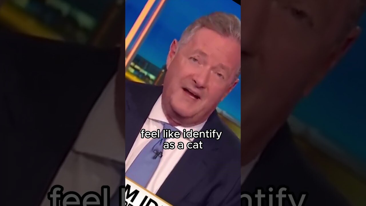 Piers Morgan Identifies As A CAT!