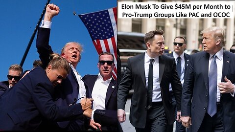 Elon Musk To Give $45M per Month to Pro-Trump Groups Like