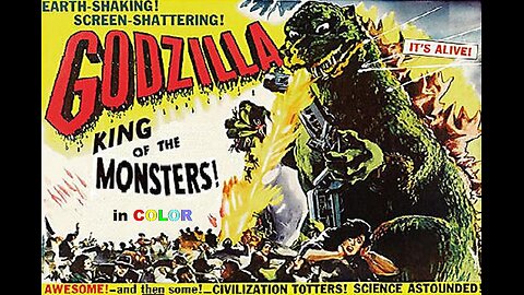 GODZILLA (GOJIRA) 1954 in COLOR King of the Monsters Japanese Version English Subs FULL MOVIE