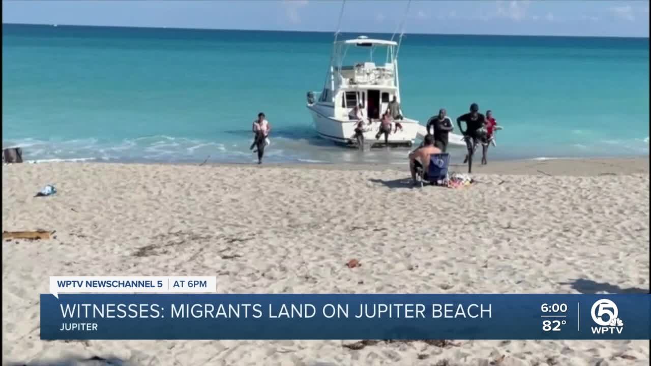 Boat carrying dozens of migrants arrives in Jupiter