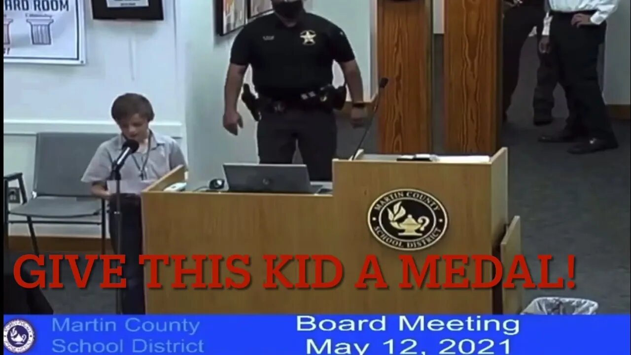 Fourth Grader SCHOOLS Board Of Education!