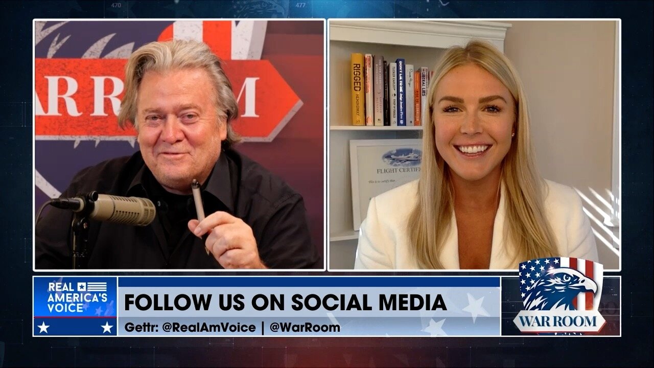 Karoline Leavitt Joins the War Room to Discuss Trump’s New Hampshire Speech