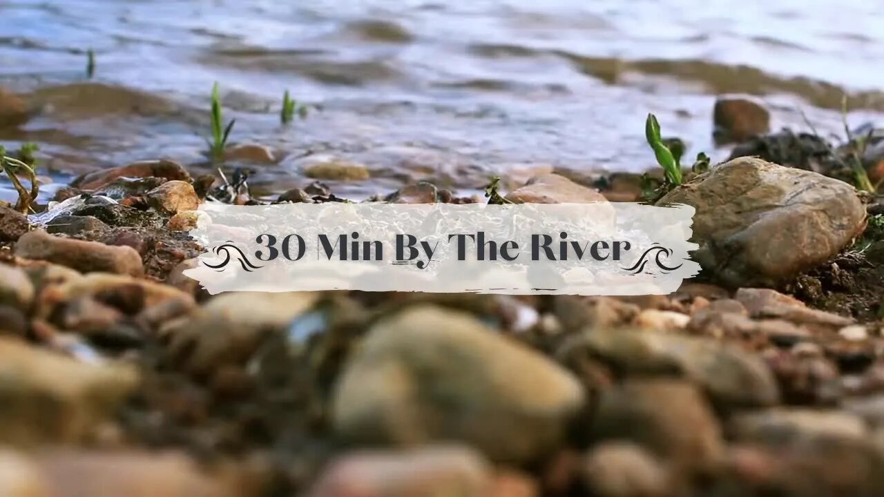 30 MIN BY THE RIVER | Riverside Relaxation | River Wave Sounds