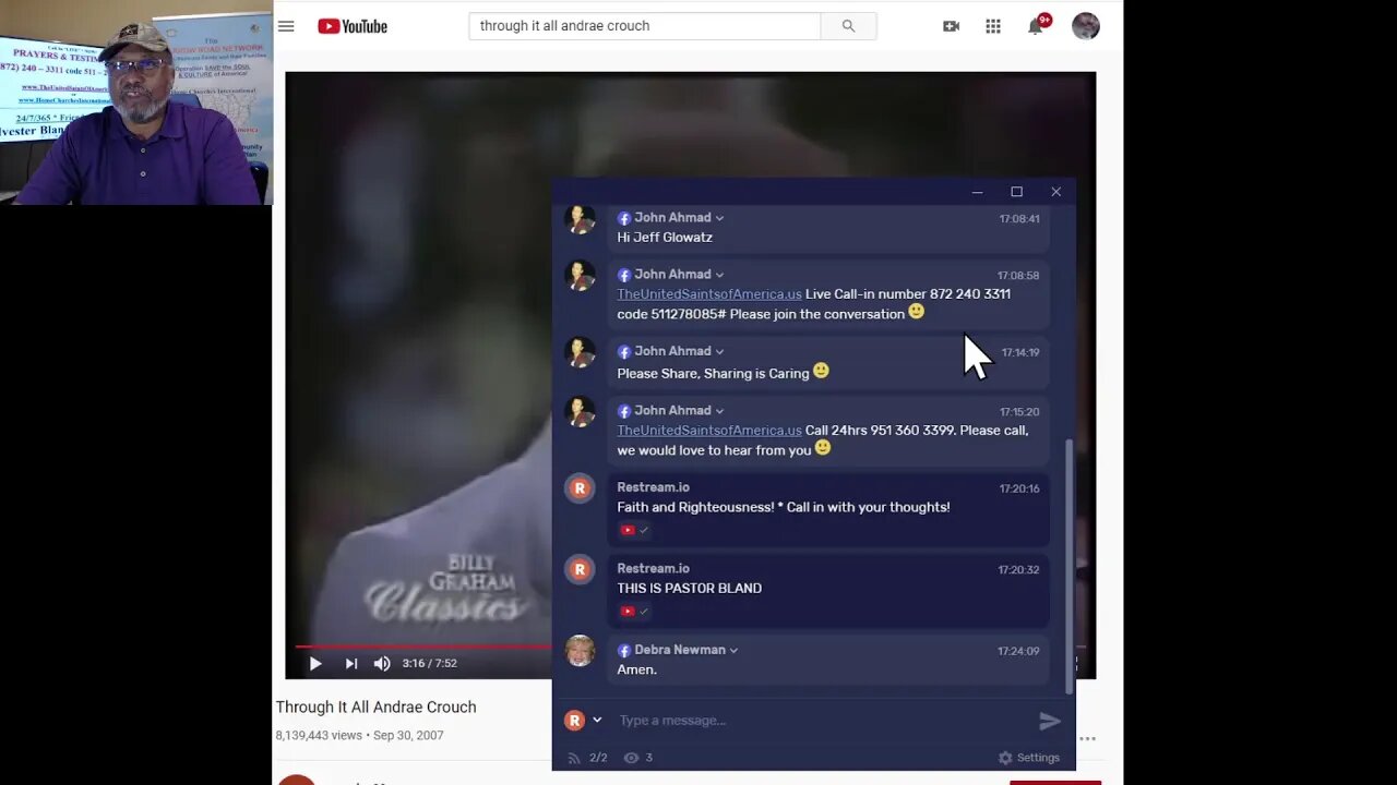 Multistreaming with Restream.io