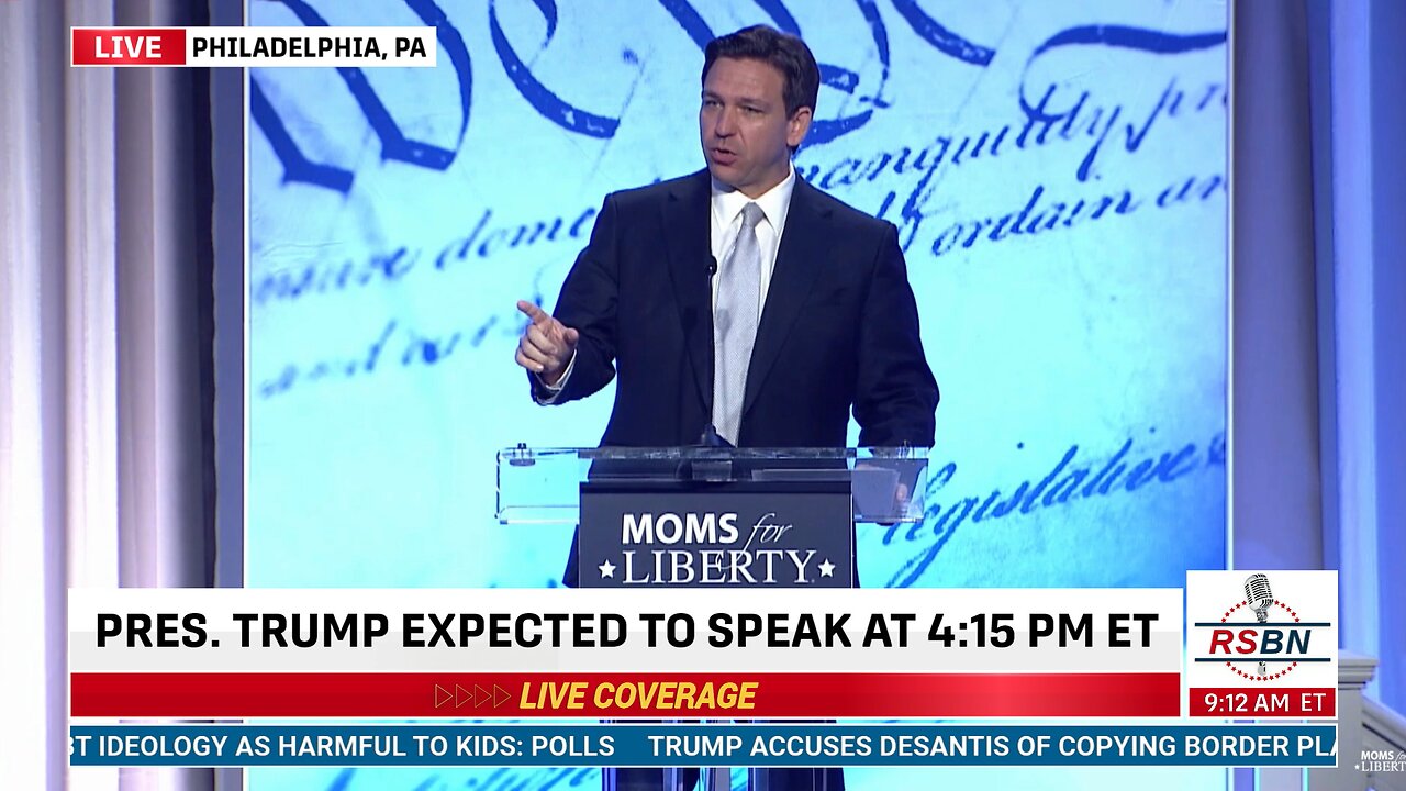 FULL SPEECH: Governor Ron DeSantis Speaks at Moms for Liberty: Joyful Warriors Summit - 6/30/23