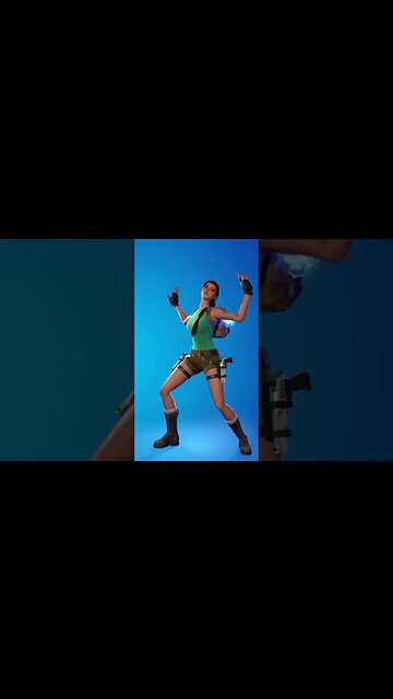 Lara Croft - Fortnite Reaction - DANCE MORE #SHORTS