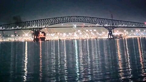 The Key Bridge in Baltimore was hit by a container ship & totally collapsed