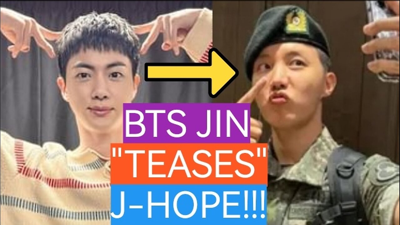 BTS JIN "JOKES" with J-HOPE!!!