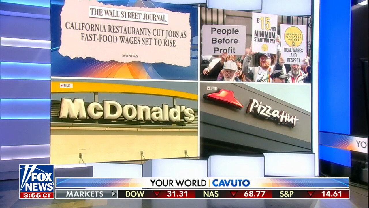 California Food Chains Cutting Jobs Ahead Of Minimum Wage Hike: 'Consumer Is Gonna Pay For It'