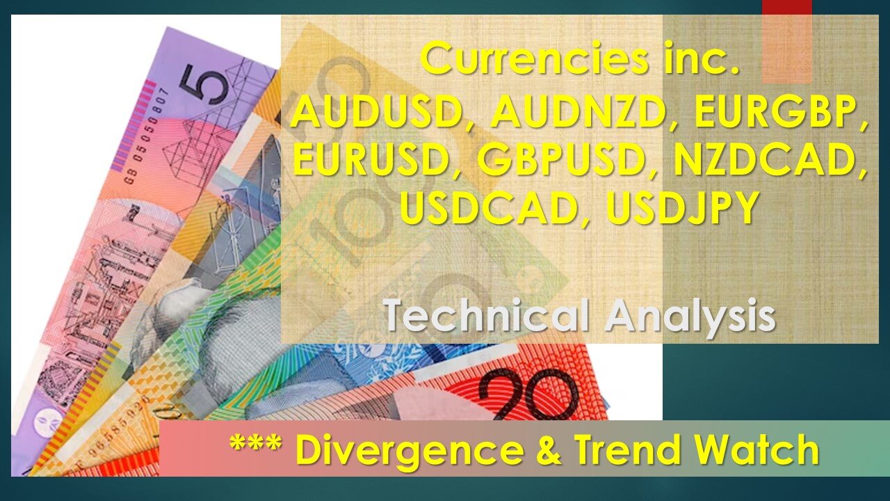 Currencies Technical analysis and Divergence AUDUSD EURUSD GBPUSD USDJPY Others July 21 2023